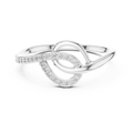 Elavienne Twisted Infinity Diamond Ring