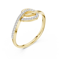 Elavienne Twisted Infinity Diamond Ring