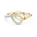 Elavienne Twisted Infinity Diamond Ring