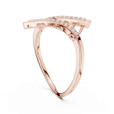 Virellia Openwork Diamond Ring