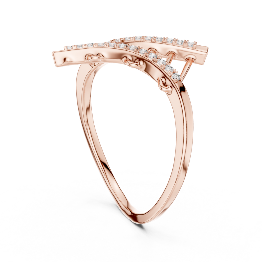 Virellia Openwork Diamond Ring