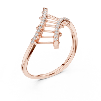Virellia Openwork Diamond Ring