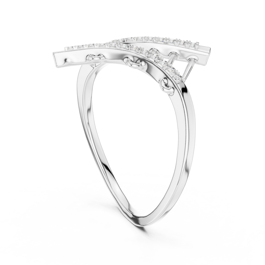 Virellia Openwork Diamond Ring