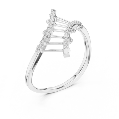 Virellia Openwork Diamond Ring