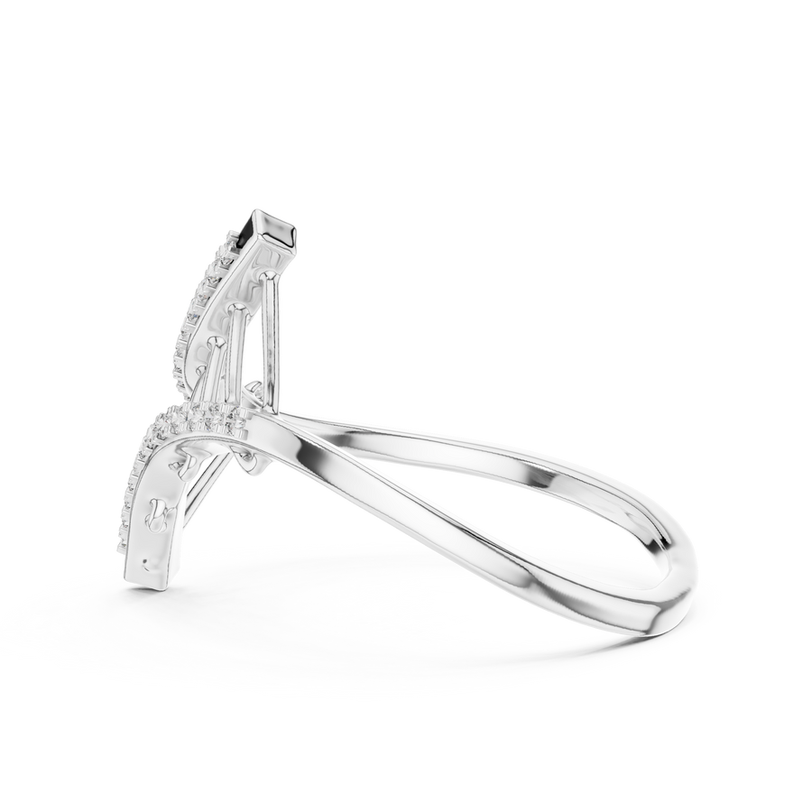 Virellia Openwork Diamond Ring