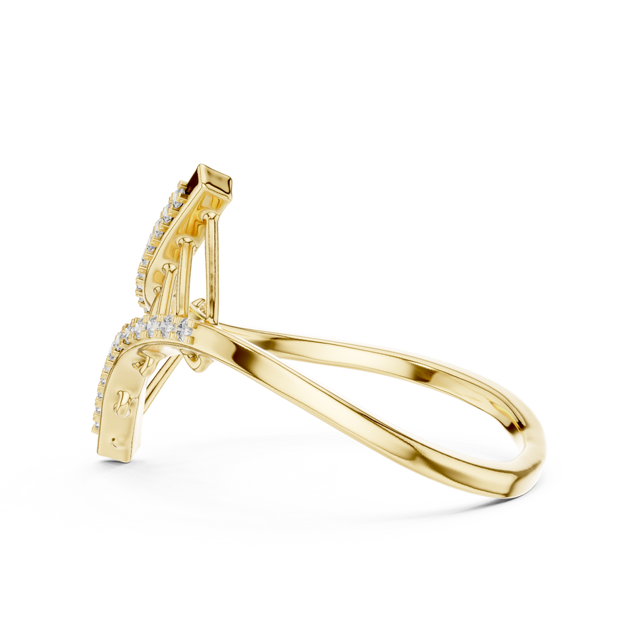 Virellia Openwork Diamond Ring