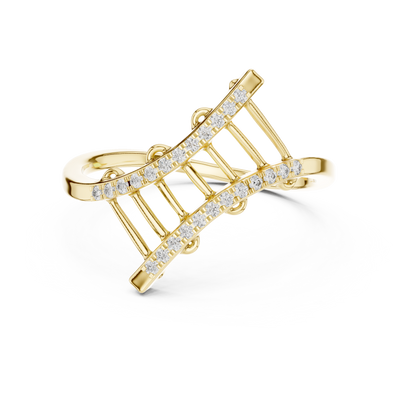 Virellia Openwork Diamond Ring