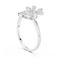 Aurevielle Floral Orbit Diamond Ring