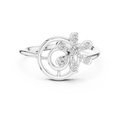 Aurevielle Floral Orbit Diamond Ring
