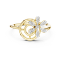Aurevielle Floral Orbit Diamond Ring