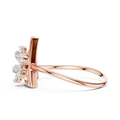 Triavelle Geometric Bloom Diamond Ring