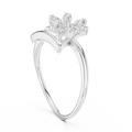 Triavelle Geometric Bloom Diamond Ring