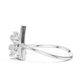 Triavelle Geometric Bloom Diamond Ring