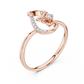Elarisse Botanical Loop Diamond Ring