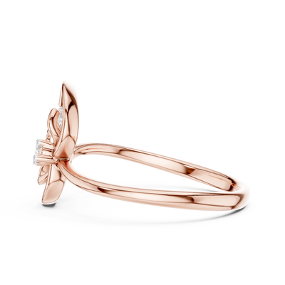 Elarisse Botanical Loop Diamond Ring