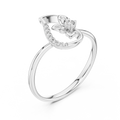 Elarisse Botanical Loop Diamond Ring