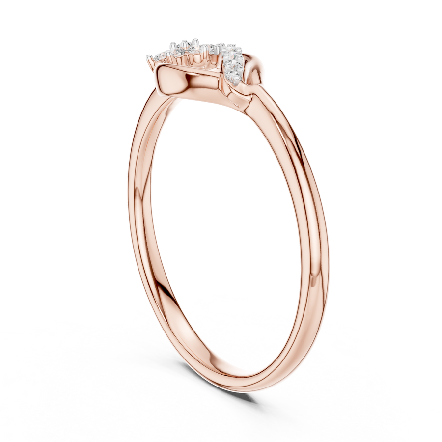Elvaria Interwoven Diamond Ring