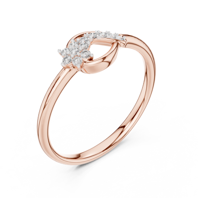 Elvaria Interwoven Diamond Ring