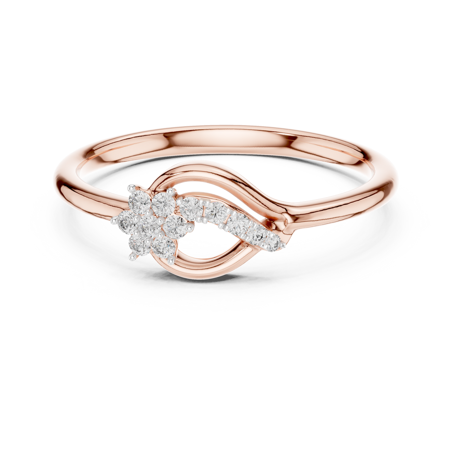 Elvaria Interwoven Diamond Ring