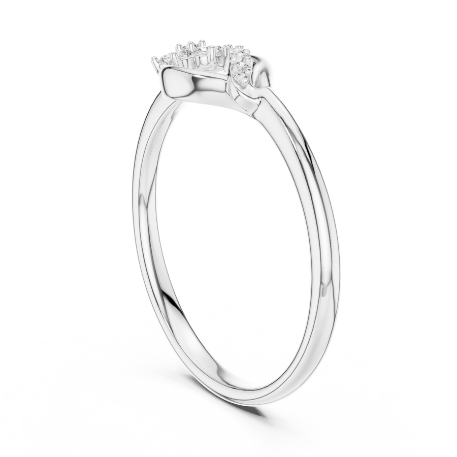 Elvaria Interwoven Diamond Ring