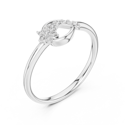 Elvaria Interwoven Diamond Ring