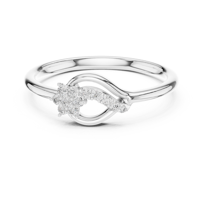 Elvaria Interwoven Diamond Ring