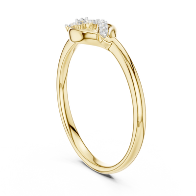 Elvaria Interwoven Diamond Ring