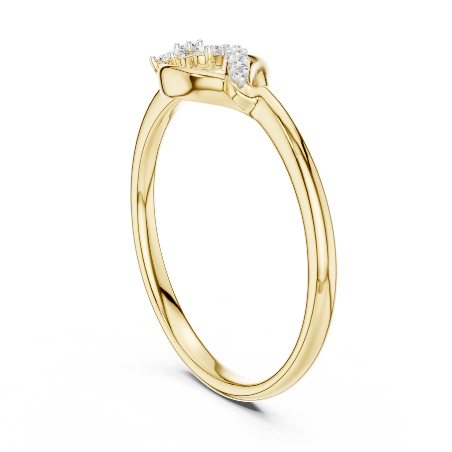 Elvaria Interwoven Diamond Ring