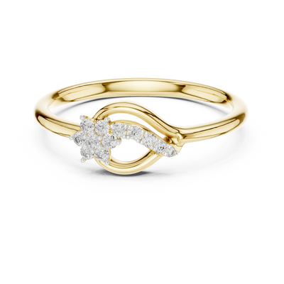 Elvaria Interwoven Diamond Ring