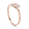 Avelisse Curved Bloom Diamond Ring