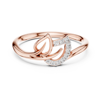 Avelisse Curved Bloom Diamond Ring