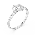Avelisse Curved Bloom Diamond Ring