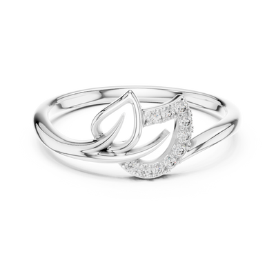 Avelisse Curved Bloom Diamond Ring