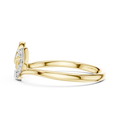 Avelisse Curved Bloom Diamond Ring