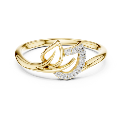 Avelisse Curved Bloom Diamond Ring