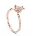 Aurelia Petal Twist Diamond Ring