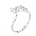 Aurelia Petal Twist Diamond Ring
