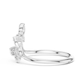 Aurelia Petal Twist Diamond Ring