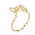 Aurelia Petal Twist Diamond Ring