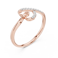 Elowen Spiral Curve Diamond Ring