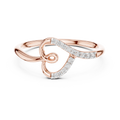 Elowen Spiral Curve Diamond Ring