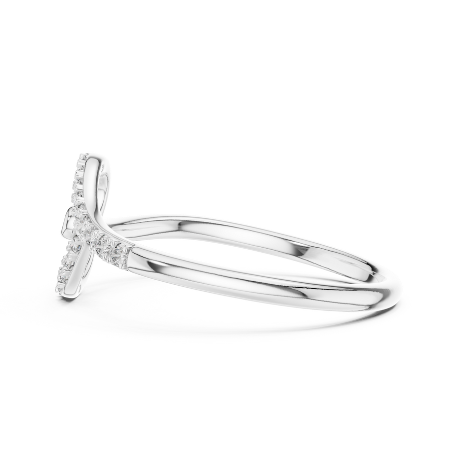 Elowen Spiral Curve Diamond Ring