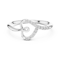 Elowen Spiral Curve Diamond Ring