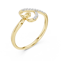 Elowen Spiral Curve Diamond Ring