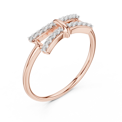 Celestia Twin-Row Diamond Band