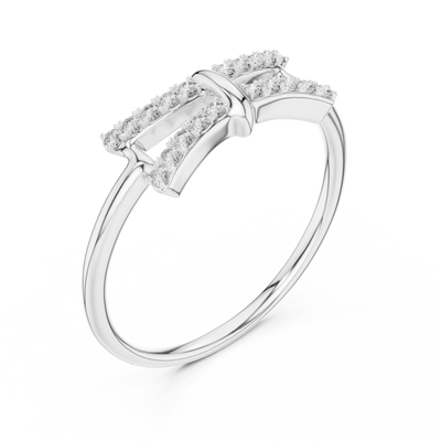 Celestia Twin-Row Diamond Band