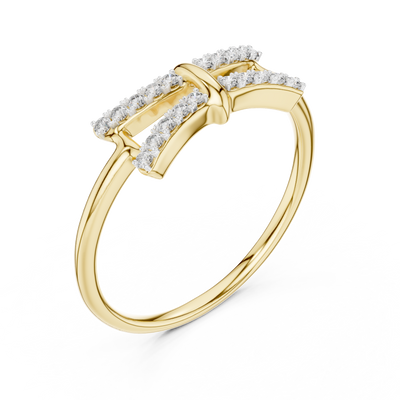 Celestia Twin-Row Diamond Band
