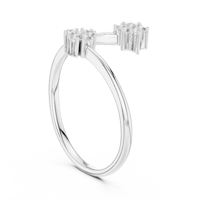 Lunara Twin Blossom Diamond Ring