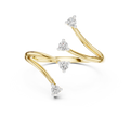 Aurelia Four-Stone Sculptural Diamond Ring