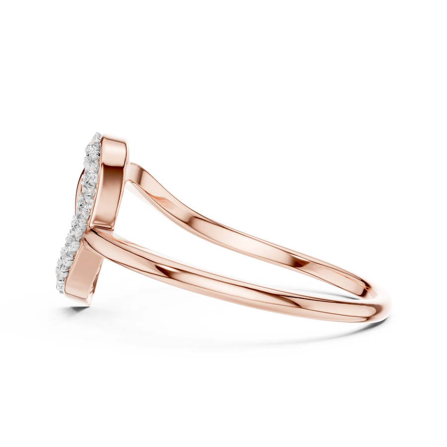 Elowen Curved Diamond Ring
